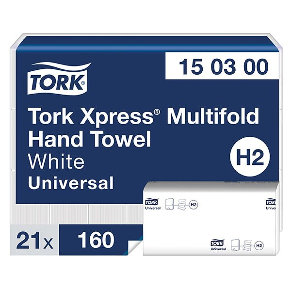 Tork Xpress®Xpress Multifold Handtücher 2‑lagig hochweiß H2 TissueDocMed GmbH